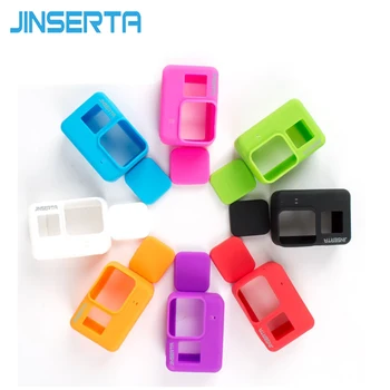 

JINAERTA Gopro Hero 6 5 Soft Silicone Case Cover Rubber Shell +Lens Cap case Cover for Go Pro Hero 6 5 Protective