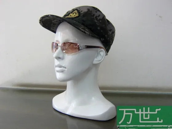 

Free Shipping!! Top Level Fiberglass Manikin Female Head Mannequin Fashionable For Sale