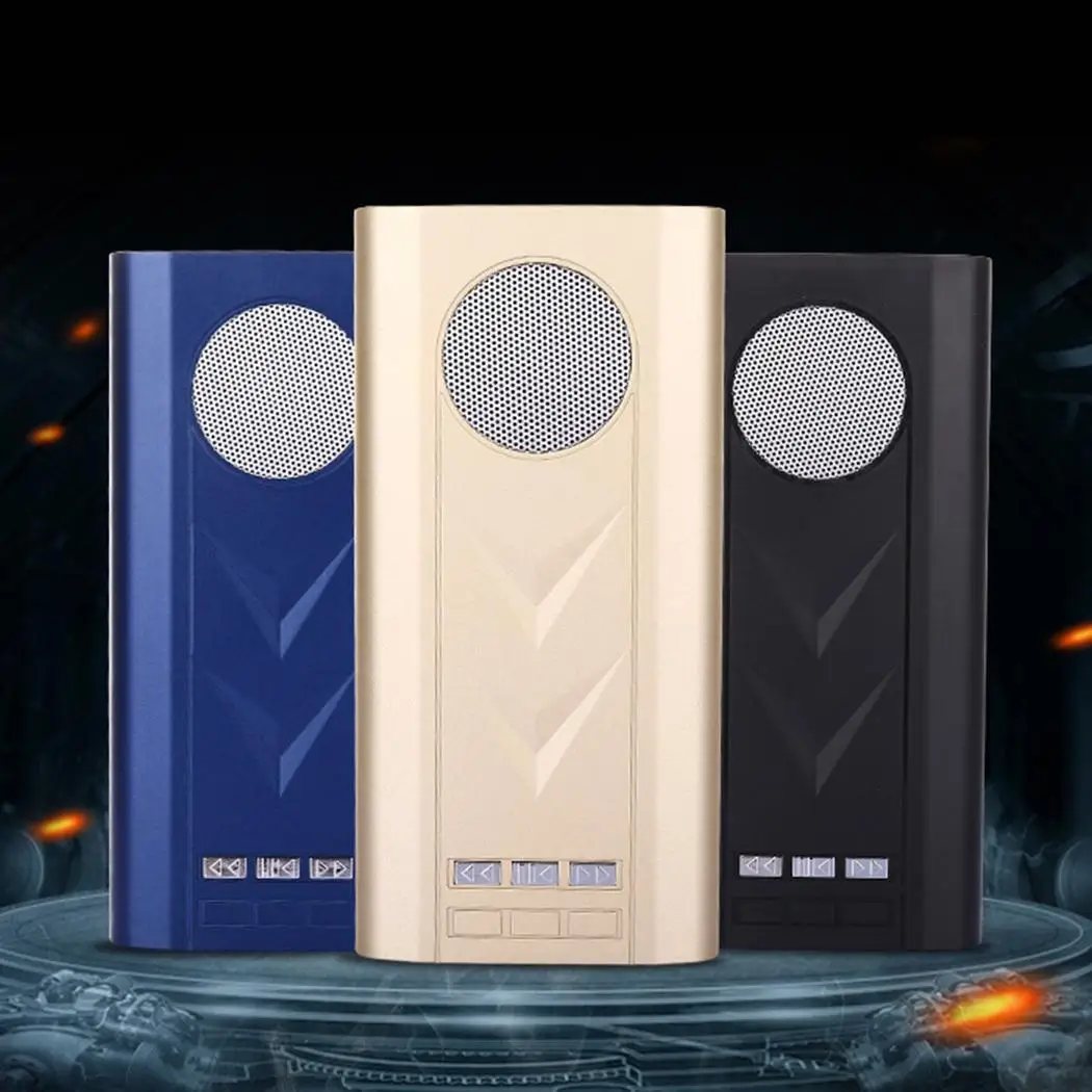 

Multifunctional new mobile power charging treasure with Bluetooth speaker flashlight portable three-in-one audio