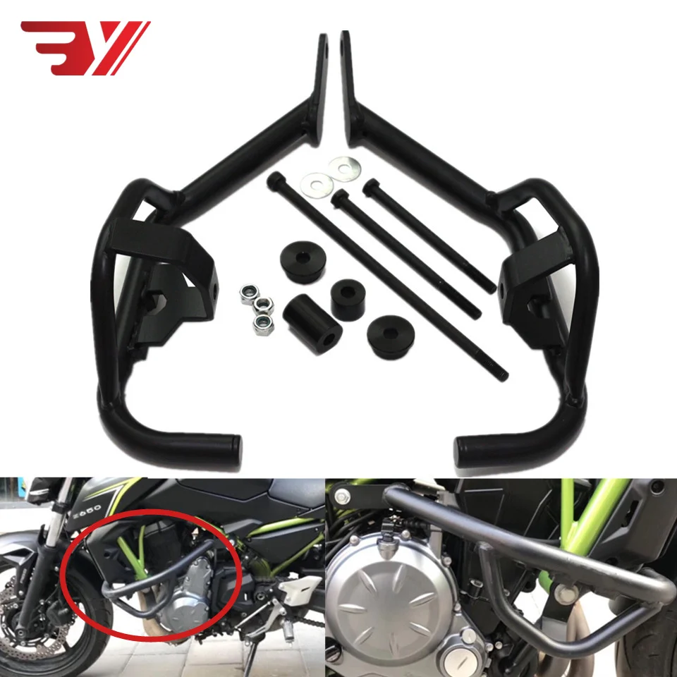 BYSPRINT мотоцикла для Kawasaki Z650 Ninja 650 2017 передняя защита баров протектор корпус двигателя ограждение двигателя гвардии Крушение Бар