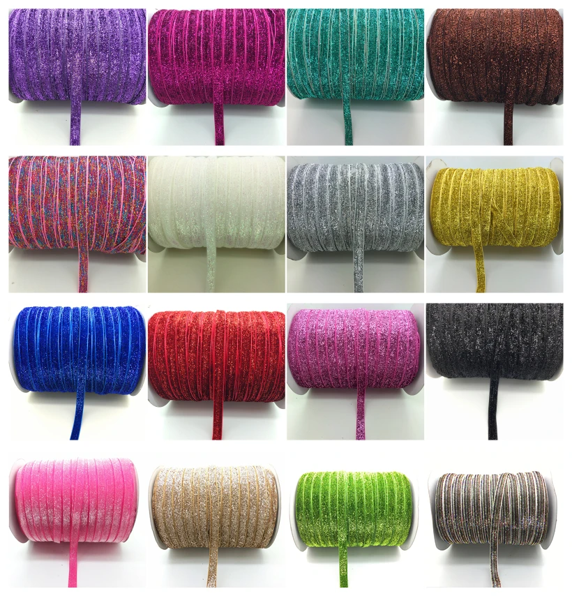 1 metre 3/8" 10mm wide METALLIC GLITTER VELVET RIBBON HAIR BOW XMAS PACKAGING 1 metre 3/8" 10mm wide METALLIC GLITTER VELVET RIBBON HAIR BOW XMAS PACKAGING