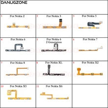 Güç Düğmesi Ses Düğmesi Susturma On/Off Flex nokia için kablo X6 5 6 7 8 2 XL X2 X5 /7 artı/3.1 Artı 3.1 +(China)