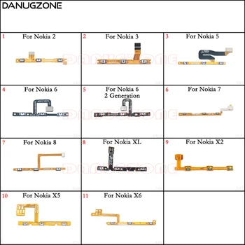 

Power Button Switch Volume Button Mute On / Off Flex Cable For Nokia X6 5 6 7 8 2 XL X2 X5 / 7 Plus / 3 3.1 Plus 3.1+