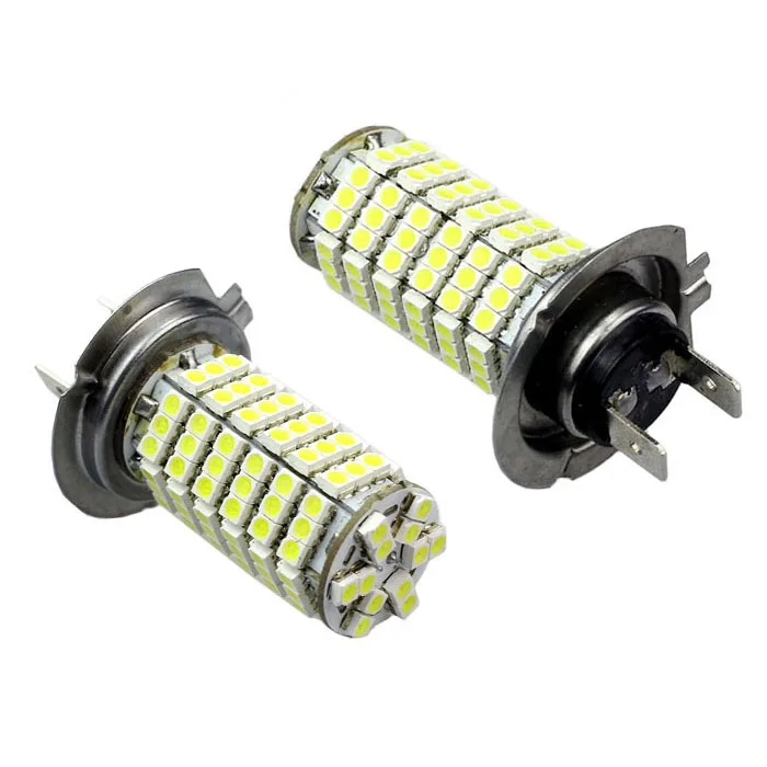 2х автомобильный 120 светодиодный 3528 SMD H7 ксеноновый противотуманный светильник для вождения, лампа, аксессуары для интерьера, автомобильный светильник для bmw e61 e66 G10