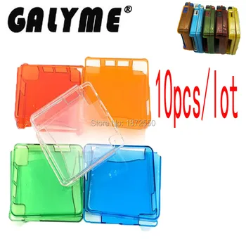 

10pcs/lot 5 Color Choose Protective Cover Case Shell Housing For GameboyAdvance SP for GBASP Game Console Crystal Cover Case