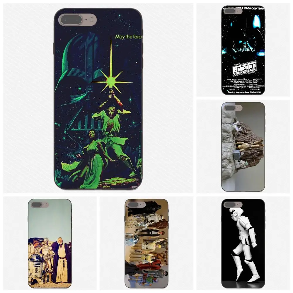 Винтажные Звездные войны R2d2 для Samsung Galaxy Note 4 8 9 S3 S4 S5 S6 S7 S8 S9 S10 Edge Plus Lite I9080 G313 мягкие