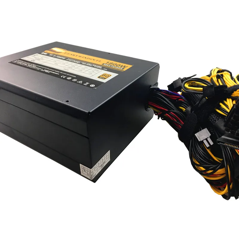 T.F.SKYWINDINTL 1800 Вт ATX PSU PC BTC Eth Miners источник питания компьютерная горная Машина SATA 24P