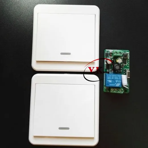 433 315 Remote Control Switch AC 110V 220V 240V 85V-260V Light Lamp LED Bulb Wireless Switches Corridor Room Wall Panel Switch