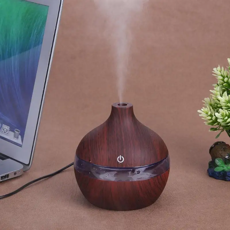 

200ML Aroma Essential Oil Diffuser Ultrasonic Air Humidifier Aromatherapy Wood Grain USB Aroma Diffuser Mist Maker For Home
