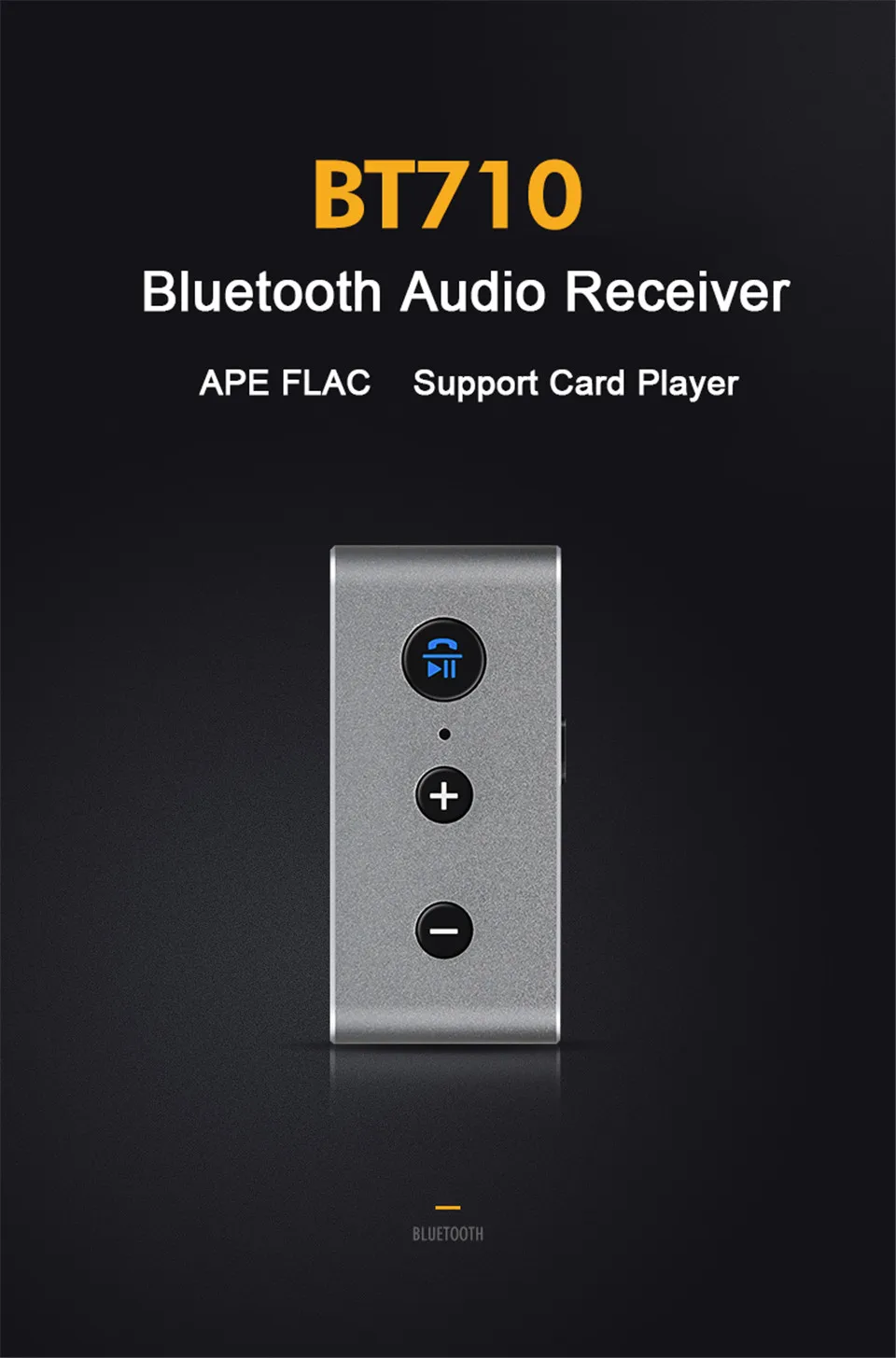 Wireless Car Bluetooth Aux Music Adapter Receiver A2DP Aux Bluetooth Audio Receiver Hands-free Car 3.5mm Jack Bluetooth Car Kit  (9)