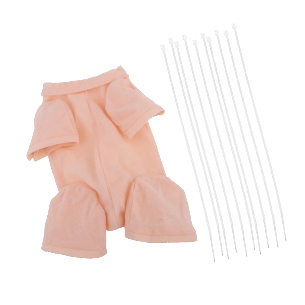 22inch  cloth material Reborn Supply Cloth Body Cloth Body for Newborn Baby Doll DIY Accessories suitable for Children gift