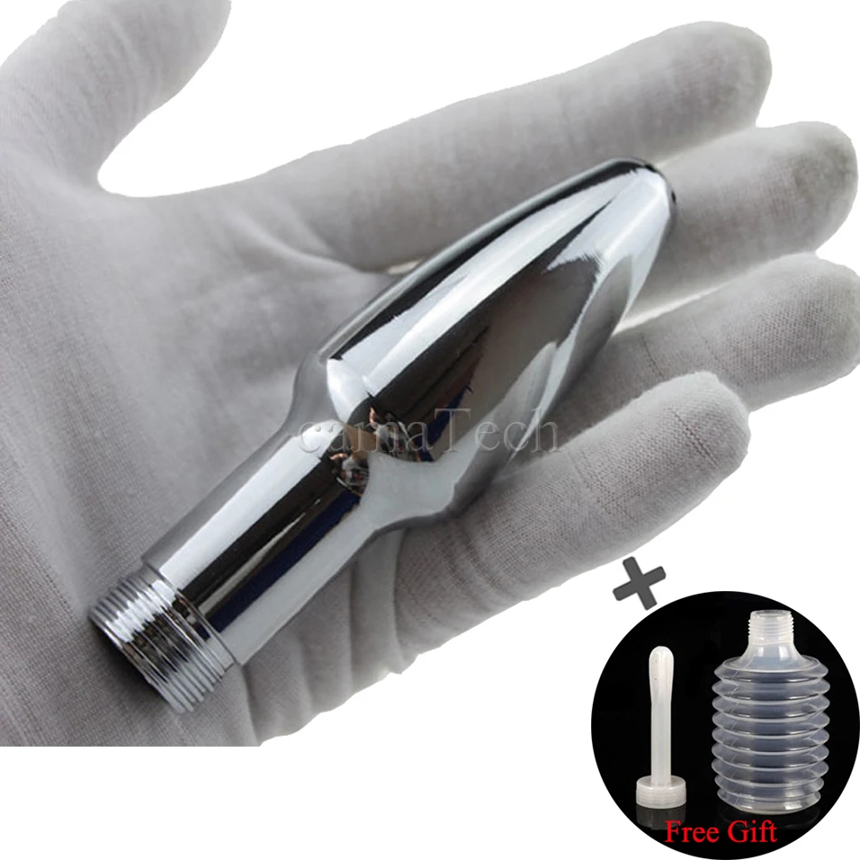 Camatech Aluminum Enema Shower Head Metal Nozzle Tip Rectal Rinse