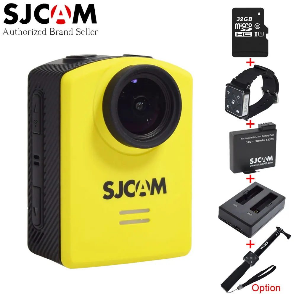 Buy Cheap Original SJCAM M20 4K 24fps Wifi Action Camera Gyro Waterproof 30M Mini Sport Camcorder with Extra Battery Remote Monopod Option