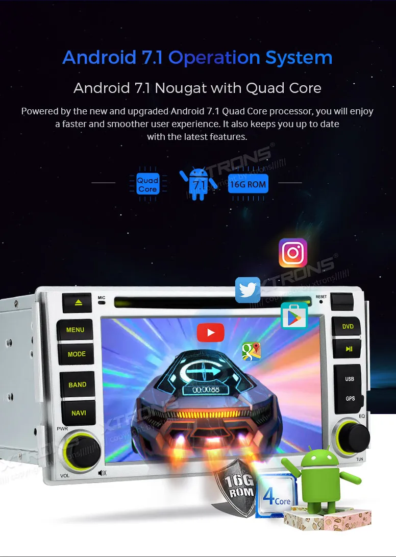Top 6.2" Android 7.1 GPS Radio Car DVD Player for Hyundai Santa Fe Second generation CM 2006 2007 2008 2009 2010 2011 2012 5