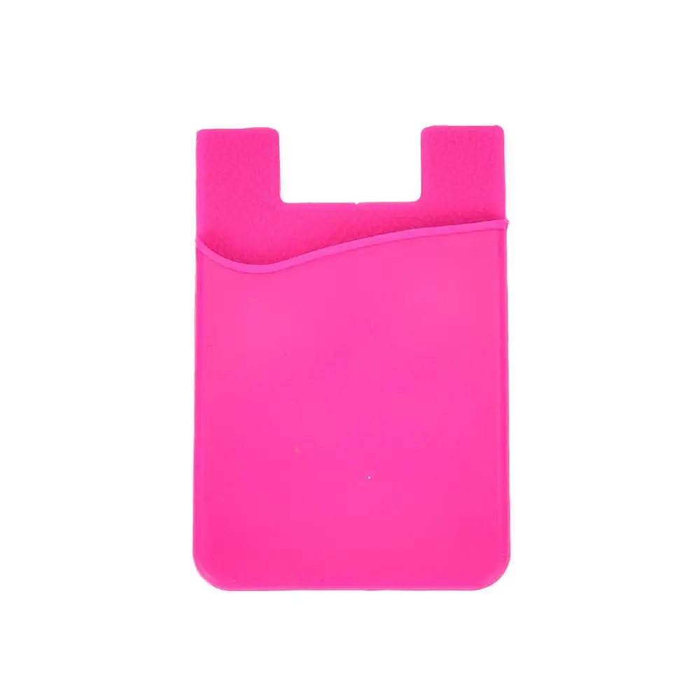 Модная клейкая наклейка задняя крышка Держатель для карт чехол для сотового телефона цветной держатель для карт 1 шт - Цвет: 1pc