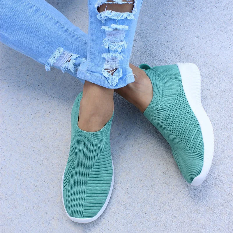 

Fashion Women Vulcanize Shoes Platform Sneakers Air Mesh Women Shoes Comfort Sock Shoes Women Casual Shoes Female Scarpe Donna