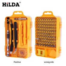 HILDA 108 в 1 Набор отверток многофункциональные инструменты для ремонта компьютера необходимые инструменты цифровой ремонт мобильного телефона
