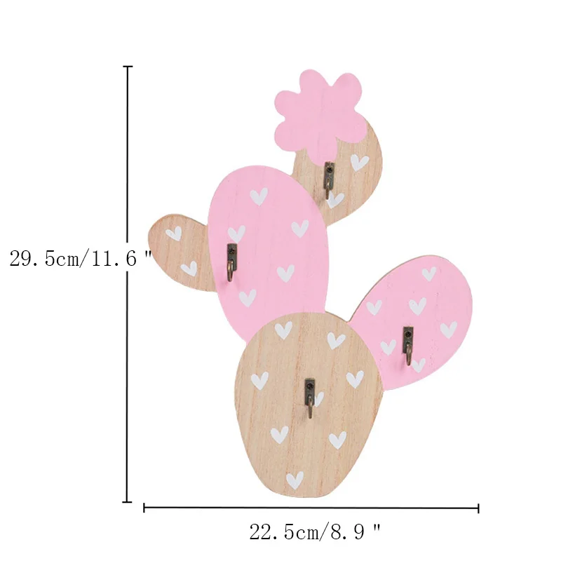 Скандинавский кактус настенный ключ Вешалка декорационные крючки держатель для ключей Настенные Крючки вешалка для одежды украшения для детской комнаты домашняя организация для хранения