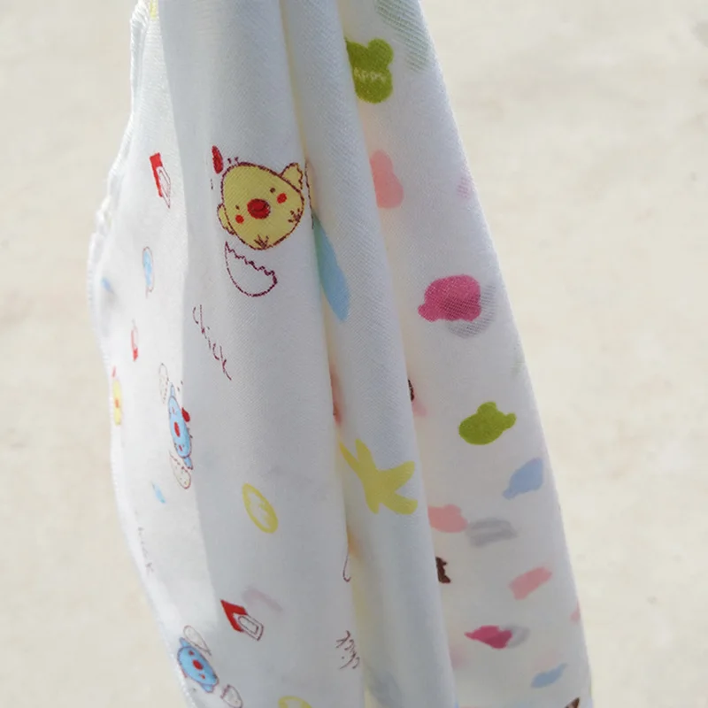 10pcs Baby Infant Towel 28*28cm Muslin Towel Handkerchiefs Two Layers Wipe Baby Feeding