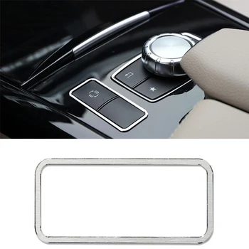 

Aluminum Alloy ES Button Frame Trim For Mercedes Benz E Class W212 C207 E350 E200 E260 2013-2017 Car Accessories
