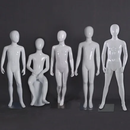 Fashion Style White Color Lovely Child Model Child Mannequin Factory Direct Sell