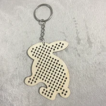 Wooden Cross Stitch Keyring Kits Perfect For Children's Arts, Crafts And Decorating For Boys And Girls накидка для дивана arts and crafts