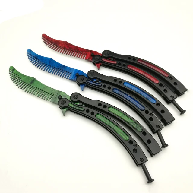 Buy Stainless Steel Styling Training Combs Butterfly