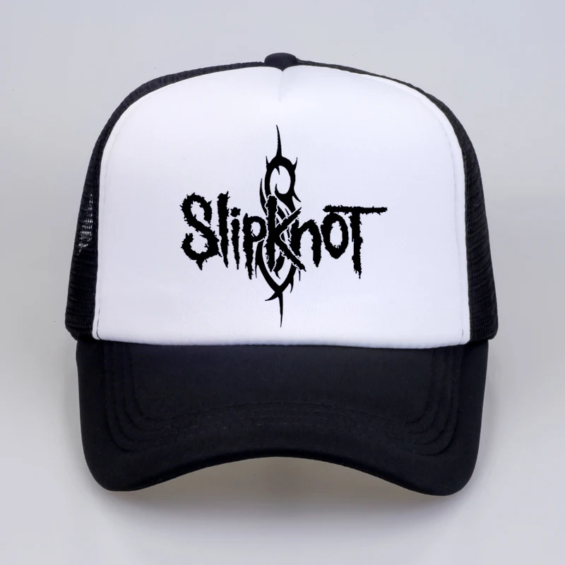 

Slipknot hot sale the band men's Baseball caps rock Metal cap men punk summer high quality Baseball Mesh Net Trucker Cap