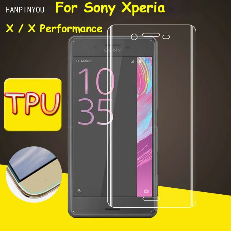 

Full Coverage Clear Soft TPU Film Screen Protector For Sony Xperia X / X Performance, Cover Curved Parts (Not Tempered Glass)