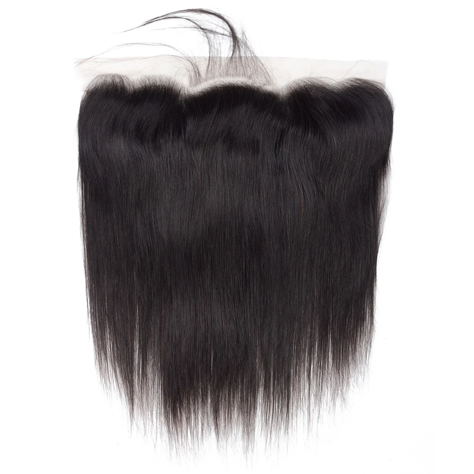 Габриэль бразильские прямые волосы 13x4 кружева Фронтальная застежка натуральный цвет Remy человеческие волосы 8-22 дюймов бесплатно/средний/три части