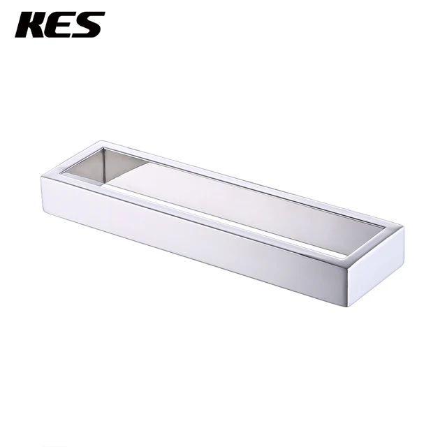 Kes Bath Towel Holder Hand Ring Contemporary Style Wall Mount Kes Bath Towel Holder Hand Ring Contemporary Style Wall Mount Polished Brushed Sus