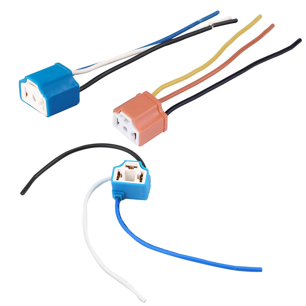 H4 led 9003 HB2 держатель для автомобильных фар керамическая лампа удлинитель
