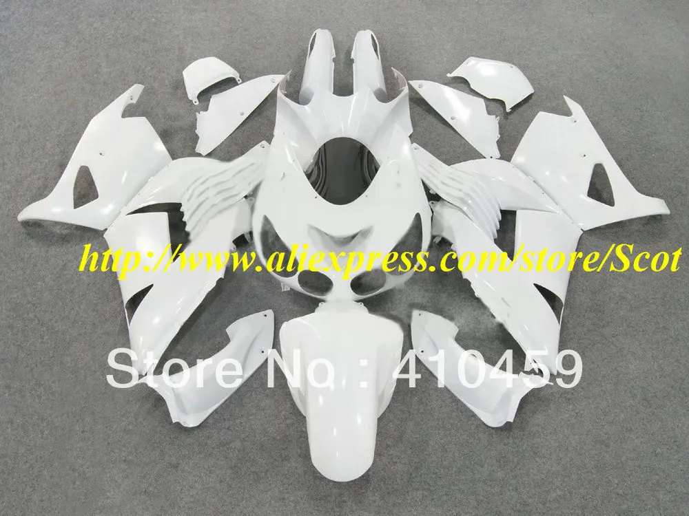 

2013 Complete white Fairing kit for KAWASAKI Ninja ZX14R 06 07 ZX 14R 2006 2007 ZX-14R 06-07 2006-2007 body work
