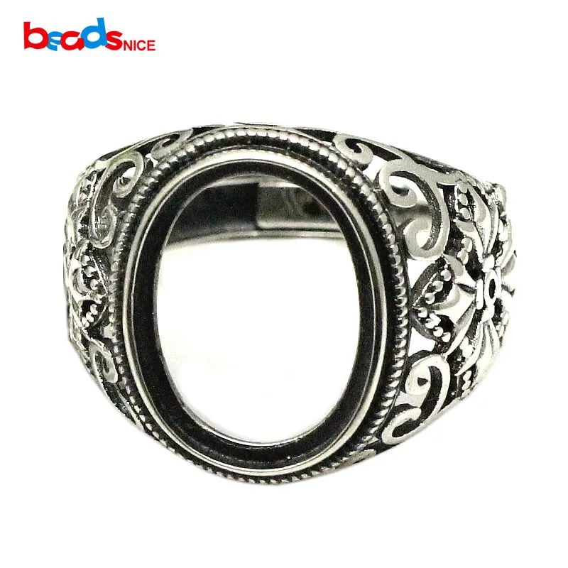 Кольцо из серебра 925 пробы с овальным кабошоном 13 х18 мм|ring for|ring ringring |