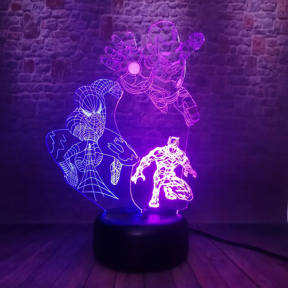 Marvel Legends подарки для мальчиков супержелезный человек Человек паук Черная пантера