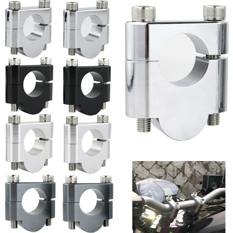 

For Honda Grom MSX125 2013-2019 ST1100 1991-2002 22mm 7/8" Handlebar Risers Clamps Motorcycle Handle Bar Mount Riser Clamps