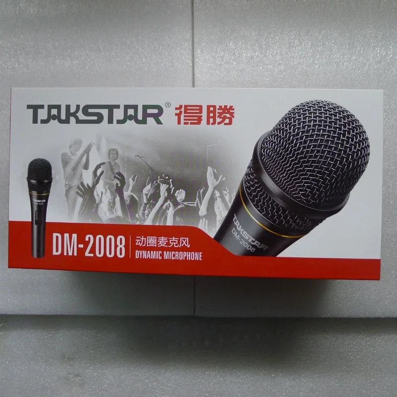 Takstar DM 2008 профессиональные проводные динамические микрофоны для KTV& meeting& On-stage performance& Computer 6 м кабель