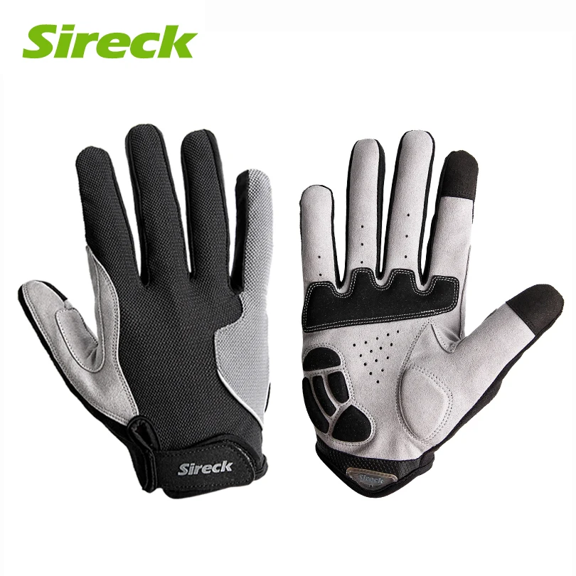 Sireck перчатки гель из дышащего материала; сезон осень-мужская зимняя куртка с капюшоном теплая дорожные велосипедные перчатки спортивный с полными пальцами перчатки сенсорный экран