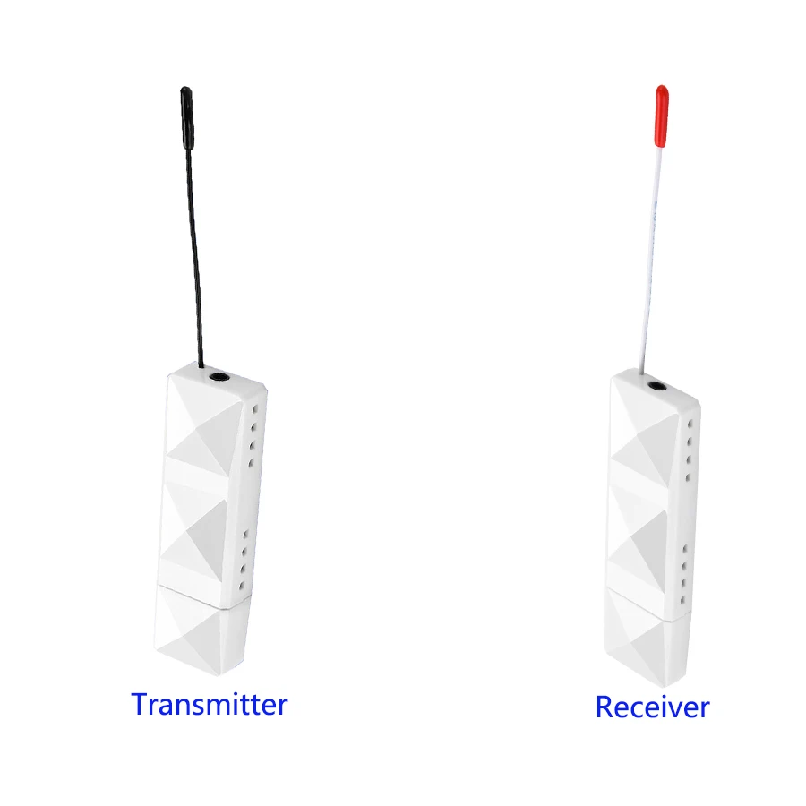 

200M UHF HiFi Digital Wireless Audio Transmitter Receiver With 3.5 Audio Cables for Phone Computer Power Amplifier