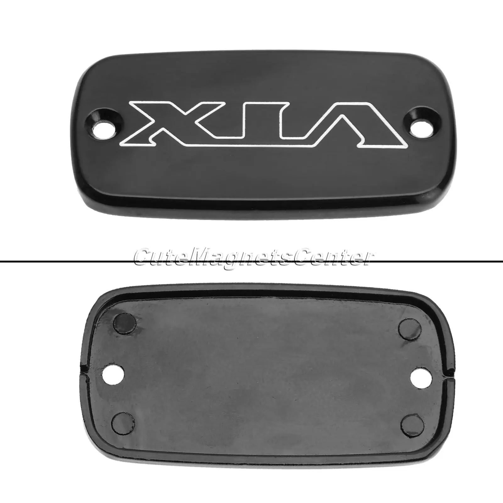 

1Pc Black Motorcycle Brake Fluid Reservoir Cap For Honda VTX 1800 2002-2011 Aluminum Engraved Logo Ktm Fluid Reservoir Cap Cover