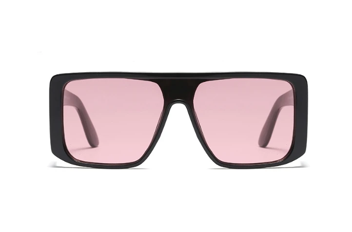 Негабаритные очки, зеркальные солнцезащитные очки для мужчин и женщин, модные Оттенки UV400, винтажные очки 45709