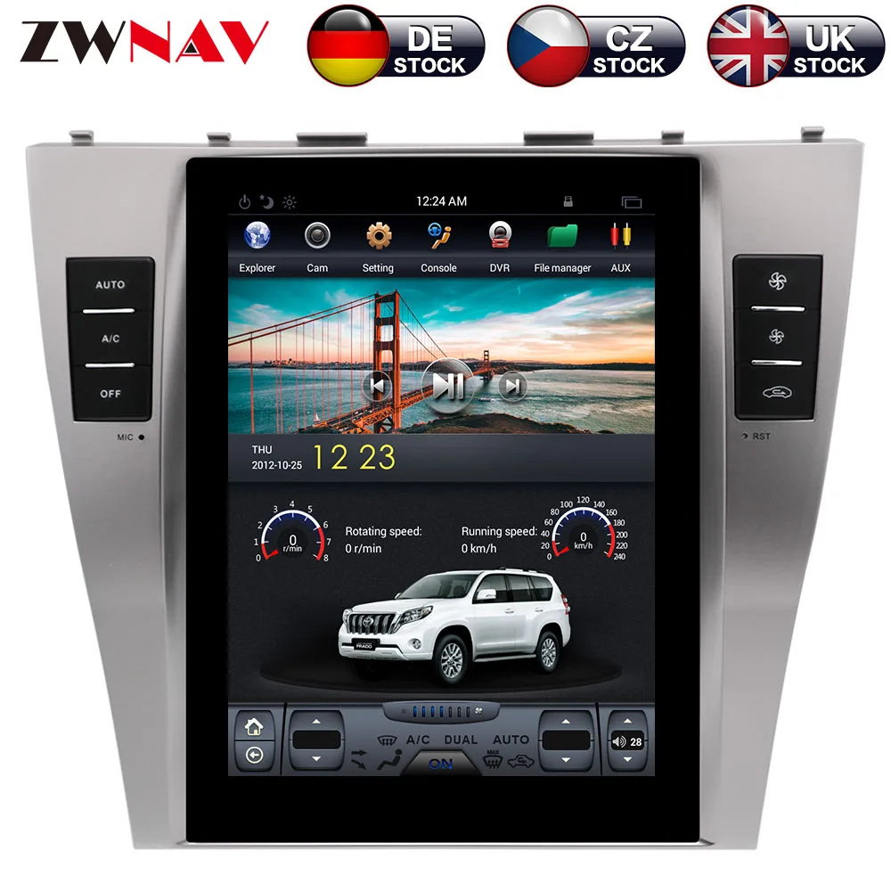 

Android 7.1 Tesla Screen Car Stereo For Toyota Camry 2007-2011 Auto Radio GPS Navigation Multimedia Headunit