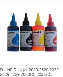 4C Цвет DIY СНПЧ для hp с чернилами hp Deskjet 2520 2029 2529 4729 2020HC 2025HC 2520HC струйный принтер 46XL Система непрерывной подачи чернил