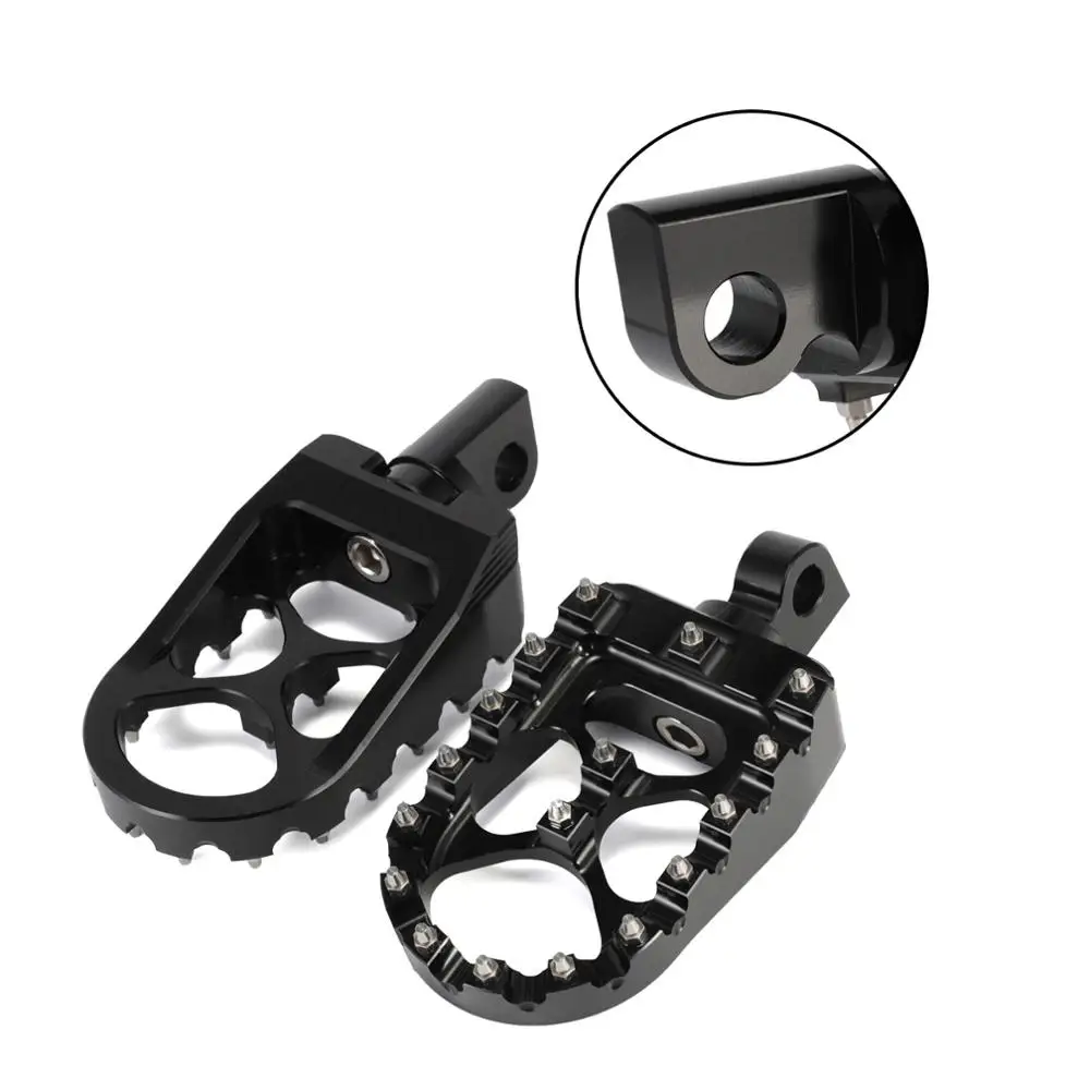

MX Style Offroad Rotating Wide Fat Footpegs Footrests Custom Foot Pegs for Harley Dyna 1993-2017 Fatboy Iron 883 D45