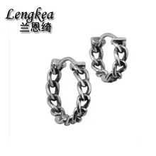 Lengkea, ювелирные изделия, персонализированные мужские серьги, серебро 925 пробы, винтажные простые серьги с застежкой, женские серьги, аксессуары для ушей, подарки