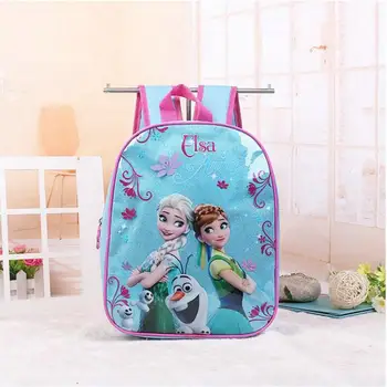 

2017 New kids cartoon Elsa Anna schoolbag girls princess cute school bag sofia Kindergarten backpacks in stock