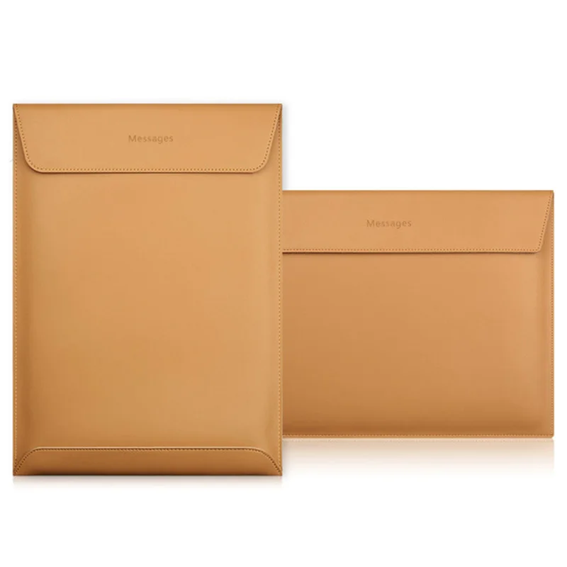 

Luxury PU Leather Solid Laptop Bag Sleeve Pouch for Macbook Air 11 13 Pro 13 15 Retina 13 15 Notebook Bag Cover Case
