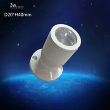 20 шт./лот Мини светодиодный пятно света Кабинет лампы 3 Вт высокое Мощность Led белый теплый белый AC85-277V Освещение в помещении