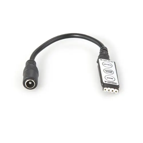 FDDT RGB LED Strip Bar Strip Controller 12A 12V 24V Dimmer Black photo