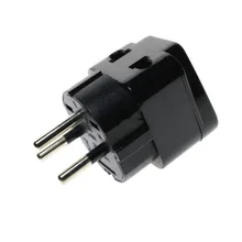 WT 10A 250V Israel Travel Adapter 2 Way Outlet Power Plug Change US/EU/AU/UK To Israeli 3 Pin Grounded Adaptor 2PCS WT 10A 250V Israel Travel Adapter 2 Way Outlet Power Plug Change US/EU/AU/UK To Israeli 3 Pin Grounded Adaptor 2PCS